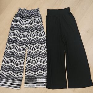 Black and Patterned Women's Pants with pockets!